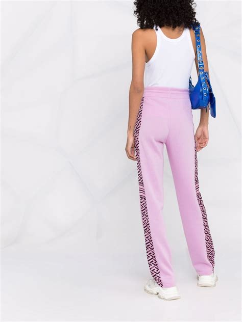 Shop Versace La Greca Track Pants 